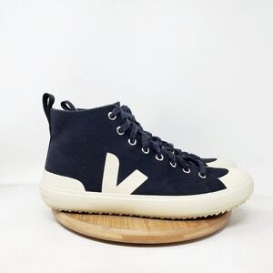 VEJA Nova HT Shoes Womens 9.5 Black Canvas High Top Lace Up Retro Sneaker